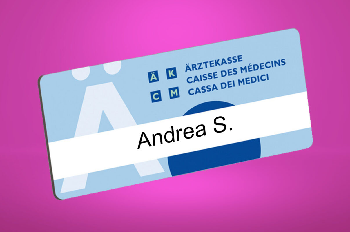 Targhetta portanome personalizzata con logo Slim S